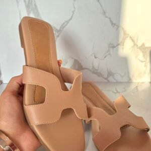 Sandalia rosa claro hermes