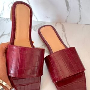 Sandalia drillo vino