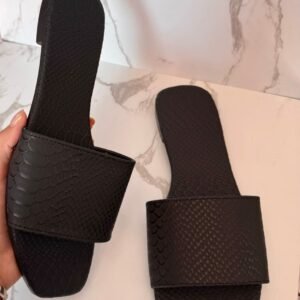 Sandalia vibora negra